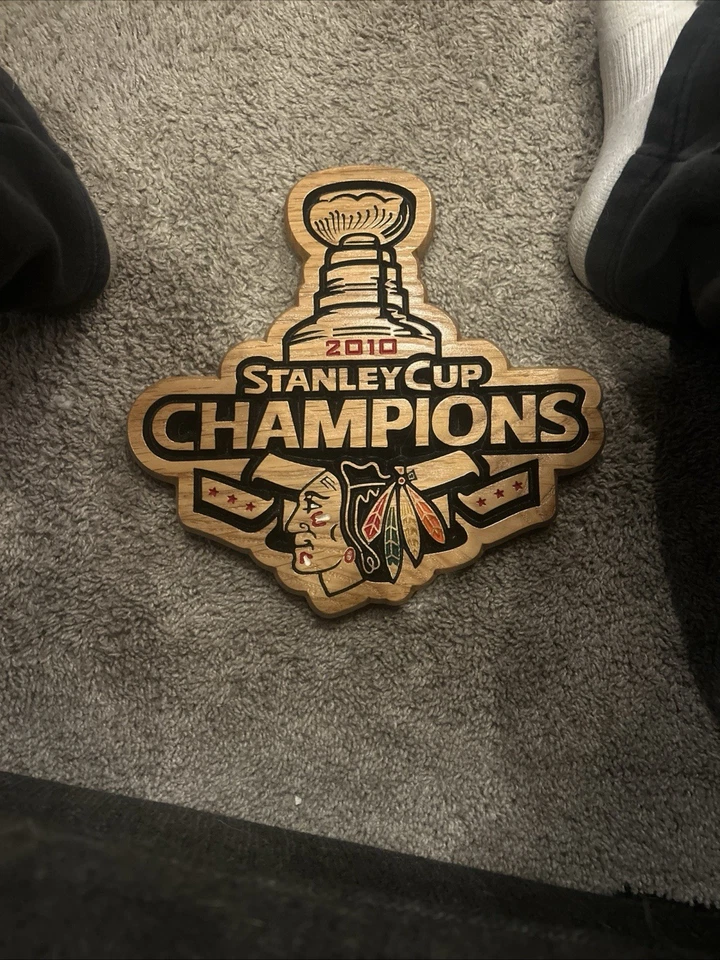 101 Placa Casera de los Chicago Blackhawks Stanley Cup Champions 2012 Foto 1 de 1