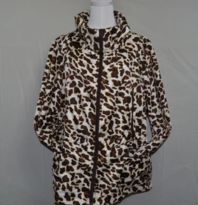 Jones New York Signature Damen Leopard Windbreaker Größe 1X - Bild 1 von 10