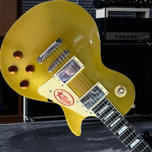 LPAUL 6 String Gold Rosewood Fingerboard Mahogany Body Electric Guitar - Picture 1 of 5