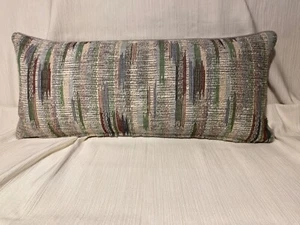 11” x 26” HOLLAND & SHERRY Glencoe Jasper 89% Wool Custom Down Feather PILLOW - Picture 1 of 24