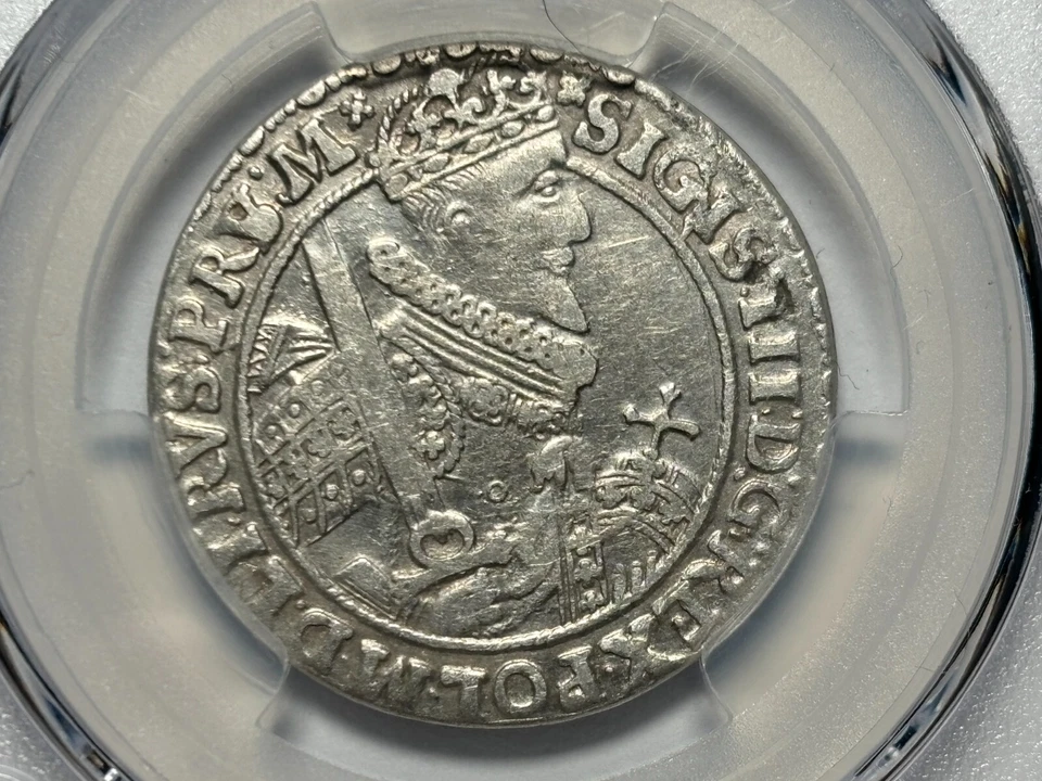 Sigismund III Vasa, Ort 1621, Bydgoszcz, ROSE FLOWER, PRVM - Image 1 of 4