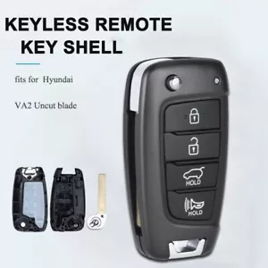 Remote Car Key Shell Case For Hyundai Accent Veloster 2018 2019 2020 21 4button - Picture 1 of 5