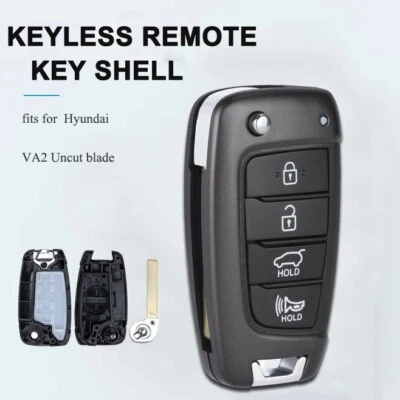 Remote Car Key Shell Case For Hyundai Accent Veloster 2018 2019 2020 21 4button - Image 1 of 4