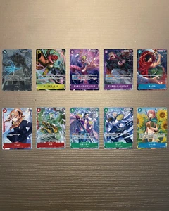 ONE PIECE Card Game OP10 SR Parallel Alt ART Complete Set Royal Kid Japanese - Picture 1 of 12