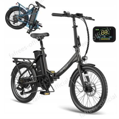FAFREES Elektrofahrrad 20 Zoll E-Bike Klapprad Citybike 250W 18AH Pedelec Fahrrad 25km/h
