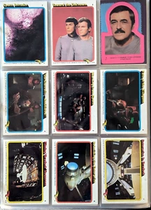 STAR TREK - 1979 Motion Picture Trading Cards - Topps - Stickers - Sci-Fi - Picture 1 of 11