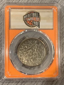 2020D- Basketball Hall Of Fame Commemorative- PCGS-MS70-FDOI- Orange Insert - Picture 1 of 2