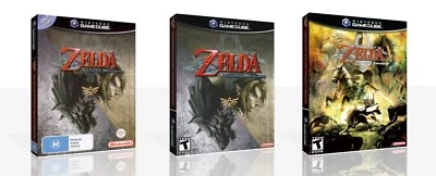 - The Legend of Zelda Twilight Princess Game Cube Estuche + Caja Solo Obras de Arte