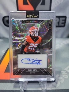 2023 Wildcard Wildchrome Chris Smith SILVER RIBBON LAZER AUTO AUTOGRAPH RC 2/5 - Picture 1 of 2