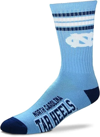 NORTH CAROLINA TAR HEELS-----CREW SOCKS--MEDIUM(5-10) Cover