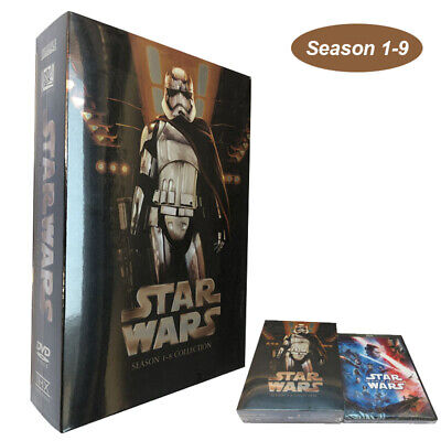 Star Wars Season 1-9  [15] DVD English Collection NEW BOX SET • 30.25€