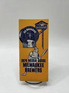 Milwaukee Brewers 1974 MLB Media Guide: Money / Porter / Scott / Yount Debut - Picture 1 of 7