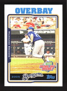 2005 Topps Opening Day #4 Lyle Overbay Blue Foil