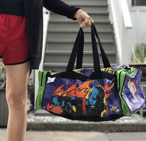 Michael Jordan NBA x Gatorade Duffle Bag 1996 Vintage Sports Gym Bag Vtg 90s Cover
