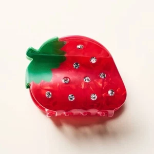 Kate Spade New York x Target Strawberry Claw Hair Clip - RED NWT - Picture 1 of 5