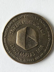 1974 Spokane Washington Expo World's Fair Token Medal Coin Collectors Piece - Picture 1 of 3