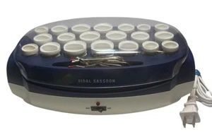 Vidal Sassoon Professional Hairsetter Rollers 20 Curlers VS372 18 Clips Works - Picture 1 of 12