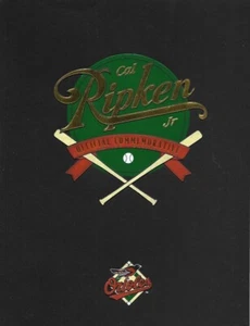 1995 Cal Ripken Jr  COMMEMORATIVE  SOFT COVER BOOK  MINT - Picture 1 of 1