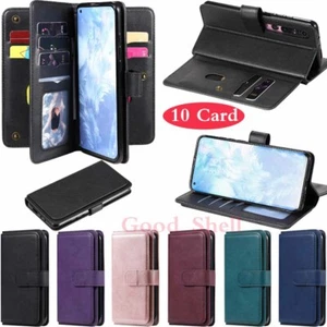 For Xiaomi Redmi Note 9s 9 8 Pro 10 Pro Flip Leather Wallet Card Slot Case Cover - Picture 1 of 43