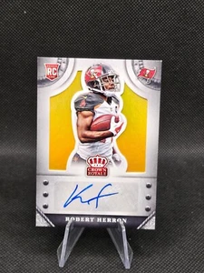 2014 Panini Crown Royale Signatures Gold 16/35 Robert Herron Rookie Auto RC - Bild 1 von 2