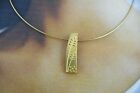 Ola Gorie 9ct Yellow Gold Meadowlark Pendant 16" Wire or 18" Curb Chain