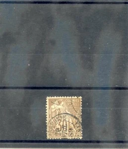 PRECURSOR TAHITÍ YT 55 1881 30c MARRÓN, (PAPEETE) OCÉANOS, USO ESCASO (DELGADO) $650 - Imagen 1 de 1