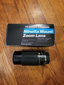 Minolta Telephoto Zoom Lens 75-200mm f4.5 in Original Box - Picture 1 of 10