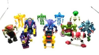 Vintage Set Of Miniature Galoob Gobots Zbots Soma Rangers Mini Figs Set Of 12 - Image 1 of 4
