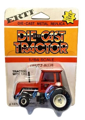 Ertl 1:64 Scale Deutz-Allis #1277 Toy Tractor With Cab Diecast Vintage New! - Image 1 of 4
