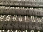 39.5" Wide Two Way Stretch Black Geometric Stripe Tulle Lace Mesh Fabric