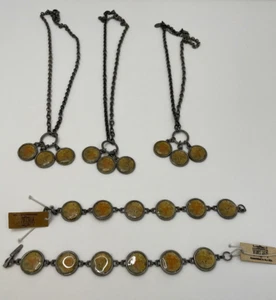 Texas Longhorns Legacy 2 Bracelets & 3 Necklaces Licensed -NEW (Below Wholesale) - Picture 1 of 10