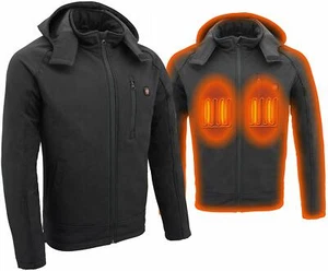 Nexgen Heat Herren Soft Shell beheizte Jacke mit abnehmbarer Kapuze *NXM1767 - Bild 1 von 21