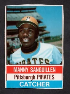 1976 Hostess Baseball Card #72 Manny Sanguillen Pittsburgh Pirates VG-EX+ *be - Picture 1 of 2