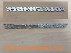 VW ESCARABAJO KARMANN GHIA - LETRAS DEL EMBLEMA DEL CAPO' DEL MOTOR DESDE 8/'66 - Imagen 1 de 1