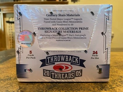 **MUY RARO** ¡CAJA HOBBY BÉISBOL DONRUSS THREADS 2005!! Foto 1 de 4
