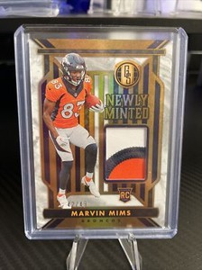 2023 Panini Gold Standard Newly Minted Marvin Mims Rookie Patch 42/49 Rc #NM-25