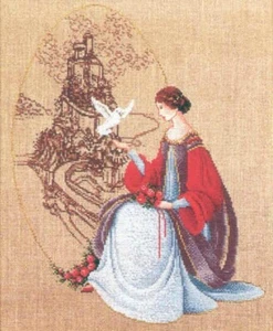 Lavender & Lace Cross Stitch Chart ONCE UPON A TIME - BR8 - Picture 1 of 1