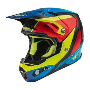 Fly 2022 Formula Carbon Prime Motocross Helmet (Hi-Vis/Blue/Red) - Large 59-60cm - Picture 1 of 1