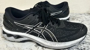 ASICS Gel Kayano 27 Black Women’s Size 10 Walking Running Athletic Shoes - Picture 1 of 8