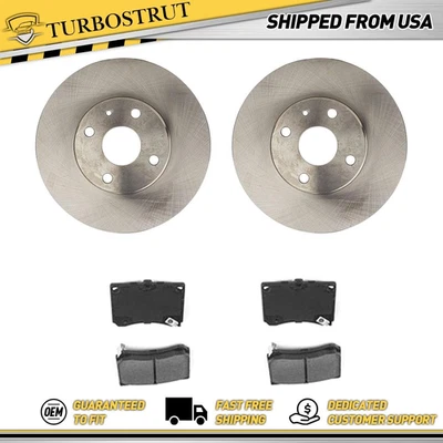 Rotores de freno delanteros originales pastillas de freno para Ford Escort 1991-1996 1,8 L garantía de por vida Foto 1 de 4