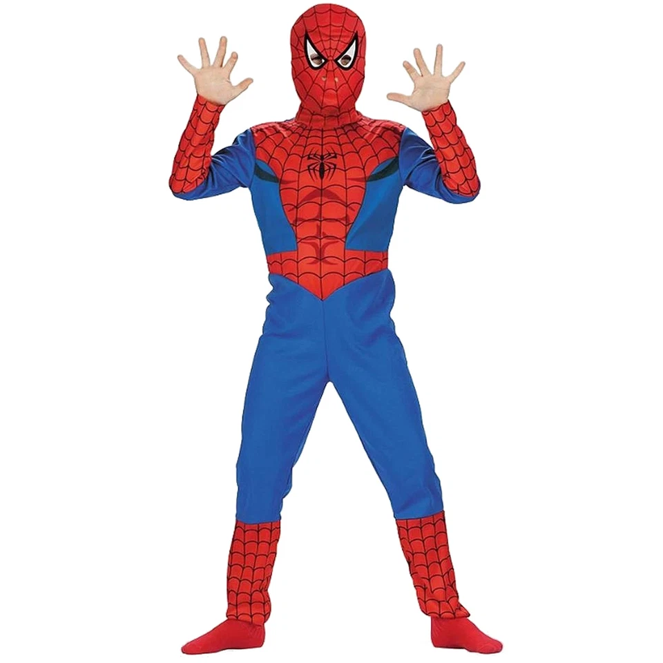 Nuevo Disfraz de Halloween Spiderman Infantil Talla Pequeña 4-6 Foto 1 de 1