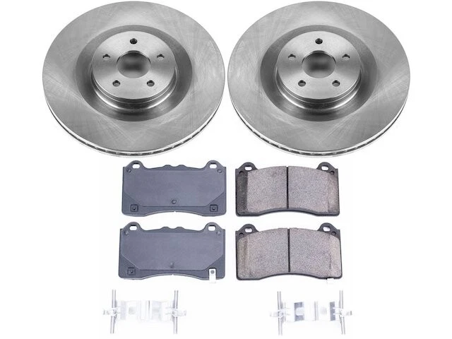 Kit de pastillas de freno delanteras y rotor Power Stop 69YQFM26 para Ford Focus 2017 2016 2018 Foto 1 de 1