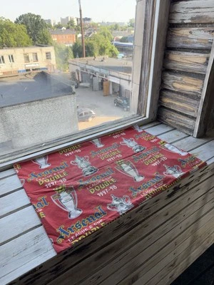 Vintage Faded Arsenal Double 1997-98 Pillow Case Fan Decor  - Image 1 of 4