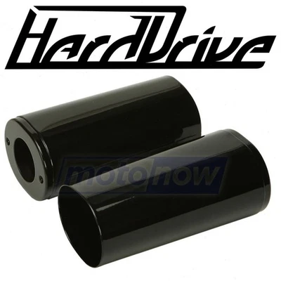HardDrive Fork Slider Covers for 1990-2014 Harley Davidson FLSTF Fat Boy - mb - Imagem 1 de 4