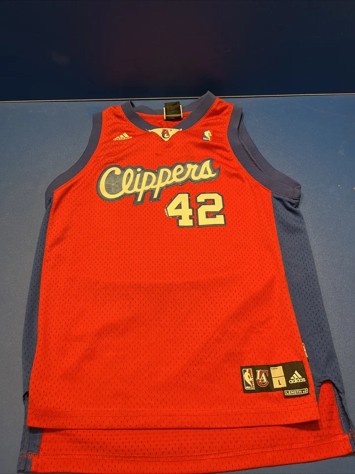 Camiseta deportiva Reebok Los Angeles Clippers marca Elton #42 juvenil grande usada Foto 1 de 4