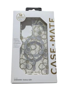 E8. Case-Mate Floral Gem Case W/Magnets For Samsung Galaxy S25+ - NEW - Picture 1 of 2