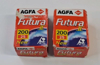 AGFA Futura II APS Camera Film x2 Packs ISO 200 25 Exposure (Expiry 2003) - Image 1 of 4