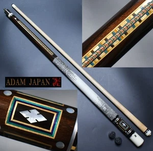 Taco de billar vintage antiguo LEGEND ADAM A/H-SP especial años 70 18T conjunto piscina - Imagen 1 de 10