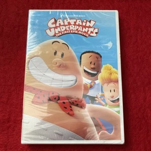 Captain Underpants: The First Epic Movie (DVD, 2017) DreamWorks ~ NEW - Foto 1 di 2