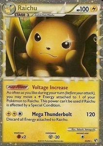 Moderately Played Raichu Prime - 83/90 - Super Rare Holo Pokemon Undaunted - Picture 1 of 1